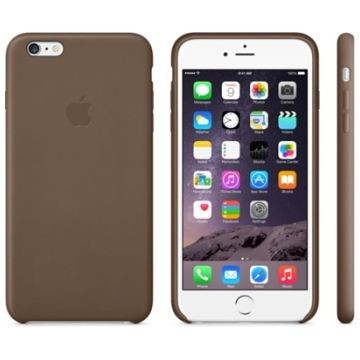 APPLE iPhone 6 Plus Lederhülle, Braun (MGQR2ZM/A)