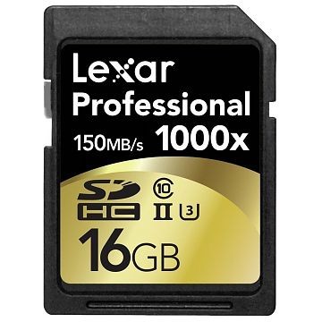 LEXAR Professional 1000x SDHC, UHS-II, 16GB (LSD16GC1000)