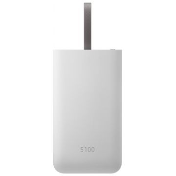 SAMSUNG Externer Akkupack mit Schnellladefunktion, 5100 mAh, Grau (EB-PG950CSEGWW) 15W, USB Type-C,