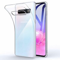 Samsung Galaxy S10 Silikon Case, Hülle Transparent