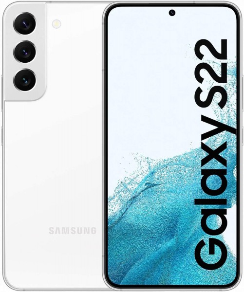 Samsung Galaxy S22 5G Single-SIM, 128GB, blanc / Phantom white, Single Sim