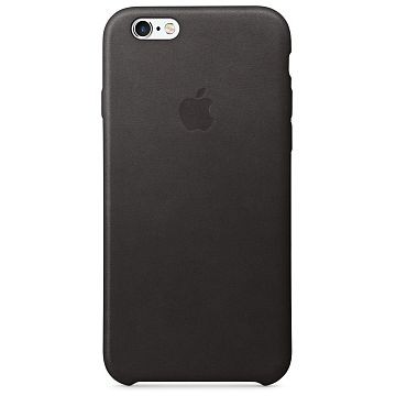 APPLE iPhone 6S Lederhülle, Schwarz (MKXW2ZM/A)