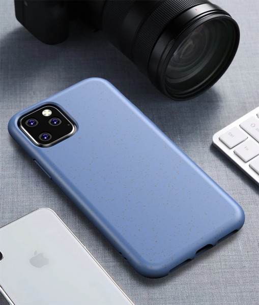 iPhone 11 Hülle Eco Friendly Biobasiert Nachhaltig Kompostierbar Blau / Blau