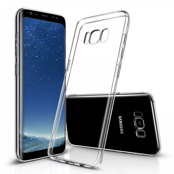 Samsung Galaxy S8 Silikon Case, Hülle Transparent