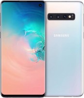 SAMSUNG Galaxy S10 G973U, Single Sim 128GB Prism White / Weiss